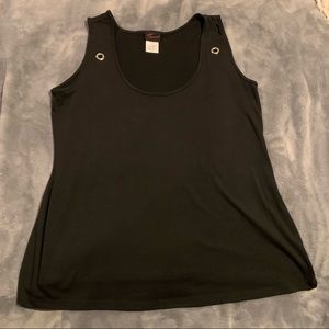 Torrid - size 1 - Black with metal rings Tank top